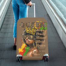 Load image into Gallery viewer, Afro_Queen_Juneteenth_L Luggage Cover/Large 26&quot;-28&quot;
