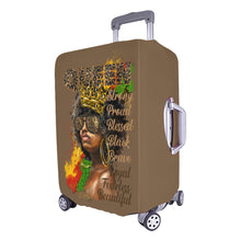 Load image into Gallery viewer, Afro_Queen_Juneteenth_L Luggage Cover/Large 26&quot;-28&quot;
